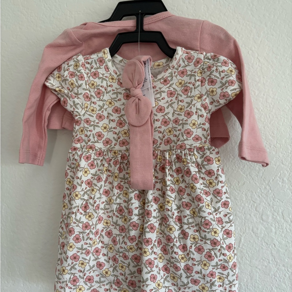 Carter's Pink Baby Girl Dress 0-3m